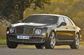 Bentley Mulsanne anthracite 3/4 avant gauche penché