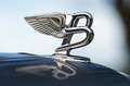 Bentley Mulsanne bleu logo capot