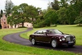 Bentley Mulsanne bordeaux 3/4 avant droit