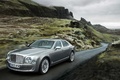 Bentley Mulsanne gris 3/4 avant gauche travelling