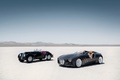 BMW 328 Hommage - 3/4 avant gauche, avec l'originelle.