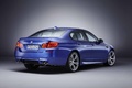 BMW M5 2011 bleu 3/4 arrière droit 3