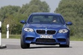 BMW M5 2011 bleu face avant 2