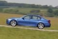 BMW M5 2011 bleu filé penché 2