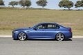 BMW M5 2011 bleu filé