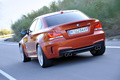 BMW Série 1 M - orange - 3/4 arrière gauche