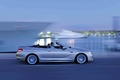 BMW Série 6 Cabriolet beige profil travelling 2