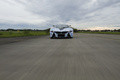 BMW Vision Efficient Dynamics concept artcar blanc/bleu face avant travelling 3