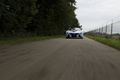 BMW Vision Efficient Dynamics concept artcar blanc/bleu face avant travelling