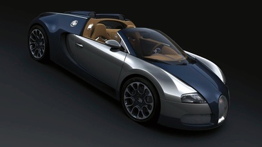 Bugatti Veyron Grand Sport Sang Bleu 3/4 AV