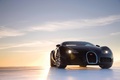 Bugatti Veyron noir 3/4 avant droit 4