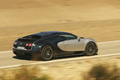 Bugatti Veyron Super Sport bleu/gris 3/4 arrière droit filé