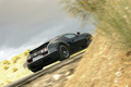 Bugatti Veyron Super Sport carbone bleu 3/4 arrière droit filé penché