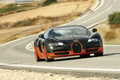 Bugatti Veyron Super Sport noir/orange 3/4 avant gauche filé penché 2