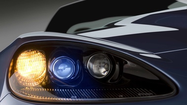 Chevrolet Corvette C6 Z06 Carbon Edition bleu phare avant