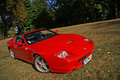 Ferrari 575 SuperAmerica rouge 3/4 avant droit penché 3