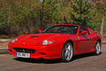 Ferrari 575 SuperAmerica rouge 3/4 avant gauche travelling 3