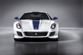 Ferrari 599 GTO blanc face avant