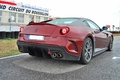 Ferrari 599 GTO bordeaux 3/4 arrière droit 2