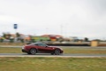 Ferrari 599 GTO bordeaux 3/4 arrière droit filé