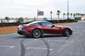 Ferrari 599 GTO bordeaux 3/4 arrière droit