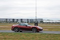 Ferrari 599 GTO bordeaux 3/4 avant droit filé