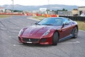 Ferrari 599 GTO bordeaux 3/4 avant gauche 2