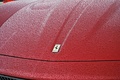 Ferrari 599 GTO bordeaux logo capot