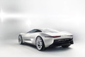 Jaguar C-X75 gris 3/4 arrière gauche 2