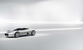 Jaguar C-X75 gris 3/4 avant gauche