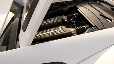 Lamborghini Gallardo LP560-4 blanc moteur 2