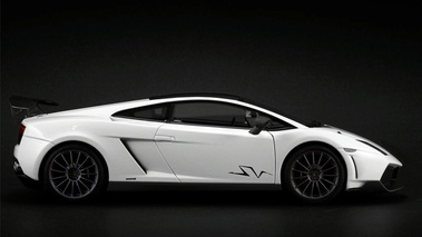 Lamborghini Gallardo SV - blanche- profil