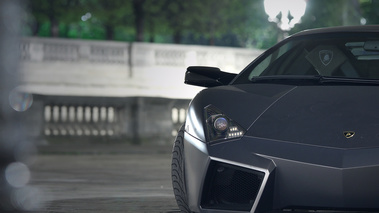 Lamborghini Reventon coupé vue détail de face.