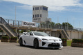 Lexus LF-A blanc 3/4 avant droit