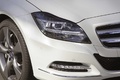 Mercedes CLS 500 blanc phare avant