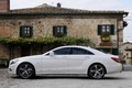 Mercedes CLS 500 blanc profil