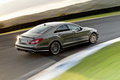 Mercedes CLS63 AMG - gris - 3/4 arrière droit, filé