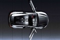 Mercedes Concept A gris portes ouvertes vue de haut