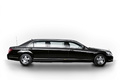 Mercedes S600 Pullmann noir profil