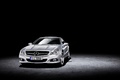 Mercedes SL Grand Edition gris 3/4 avant gauche