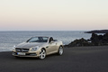 Mercedes SLK 2011 - beige - 3/4 avant gauche