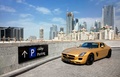 Mercedes SLS AMG Gold Edition 3/4 avant gauche