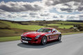 Mercedes SLS AMG rouge 3/4 avant gauche travelling 3