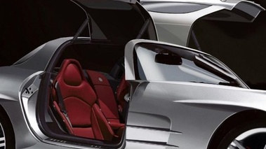 Mercedes SLS - Grise - illustration, détails portes