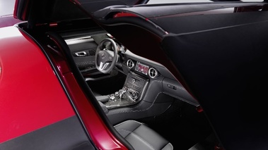 Mercedes SLS - proto camouflé - ouverture de portière