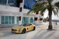 SLS AMG Gold - 3/4 avant gauche