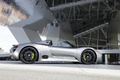Porsche 918 Spyder gris profil 2