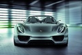 Porsche 918 Spyder - grise - face avant