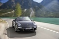 Porsche 997 Black Edition Cabriolet 3/4 avant droit travelling