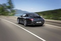 Porsche 997 Black Edition Coupe 3/4 arrière gauche travelling